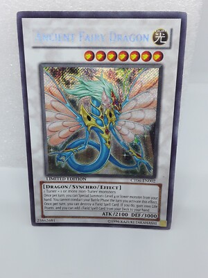 Yugioh! Ancient Fairy Dragon CT06-EN002 Secret Rare Limited Edition-image