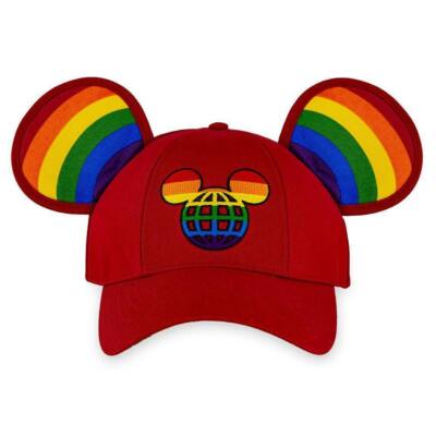 Disney World Rainbow Disney Collection Mickey Mouse Ears Baseball Cap for Adults-image