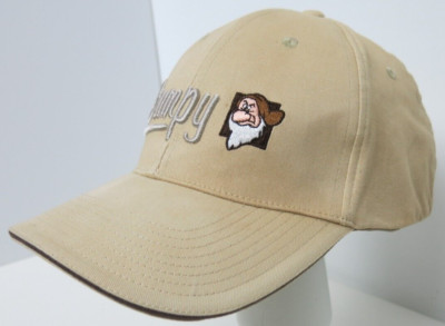 Walt Disney World Grumpy Beige Adult Stretch Fit Medium Large Cap Hat Beige-image
