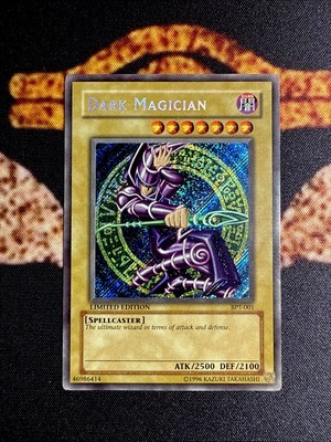 🔥YUGIOH • DARK MAGICIAN • SECRET RARE • BPT-001 • LIMITED EDITION • LP🔥-image