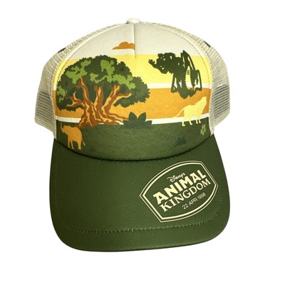 Walt Disney World Hat Snap Back Trucker Hat Cap Mesh Animal Kingdom Unisex-image