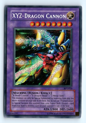 Yu-Gi-Uh XYZ-Dragon Cannon #BPT-010 2003 Collectors Tin tcg LP-image