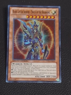 | Yugioh Black Luster Soldier - Envoy of the Beginning CT10-EN005 Super VLP |-image