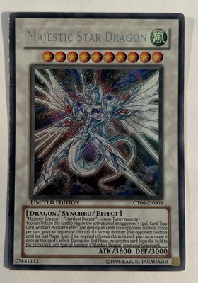 Yugioh Majestic Star Dragon • CT06-EN003 Secret Rare Limited Edition LP-image