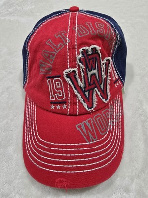NWT Disney WDW 1971 Graphics Distressed Baseball Cap ADULT SIZE -image