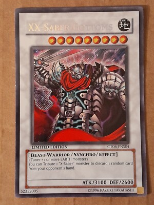 Yu-Gi-Oh XX-Saber Gottoms CT06 Limited Edition See Pictures-image