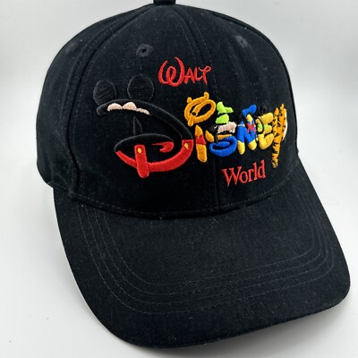 Vintage Walt Disney World Hat Snapback Mickey Mouse Tigger Pooh Donald Goofy-image