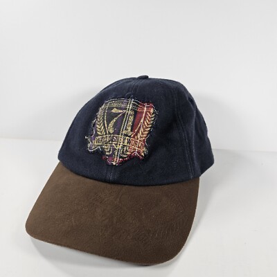 Walt Disney World Cap Hat Est. 1971 American Classic Navy Blue & Brown Strapback-image