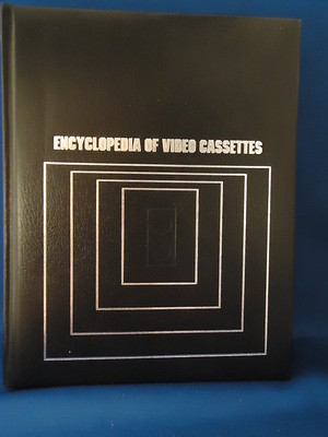ENCYCLOPEDIA OF VIDEO CASSETTES 1986 LEATHER BOUND classic films movies tape EXC-image