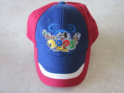 NEW Disney World 2005 Embroidered Hat Cap Mickey Goofy Donald Pluto Chip Dale-image