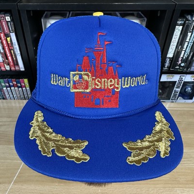 Vintage Walt Disney World Hat Snapback Trucker Cap Mesh Scrambled Eggs 80s-image