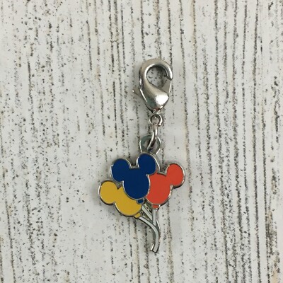 Walt Disney World Parks Mickey Ballon Add Clip On Charm Bracelet Zipper Pull-image