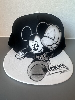 Mickey Mouse Jerry Leigh Sketch 90 Years Original Baseball Cap Hat Disney WDW-image