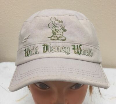 Walt Disney World Mickey Mouse Panel Hat Cap SnapBack c13-image