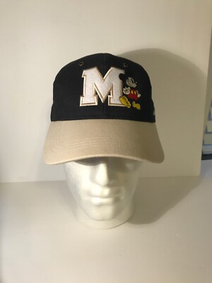 Mickey Mouse Disneyland Walt Disney World Baseball Cap Hat Adjustable M logo-image