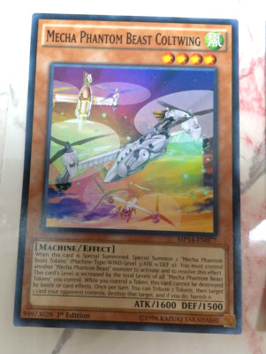 Yugioh - Mecha Phantom Beast Coltwing MP14-EN077 1st Edition C - NM/M-image
