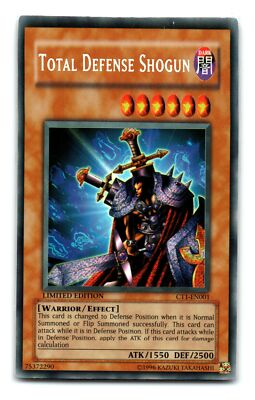 Total Defense Shogun CT1-EN001 Limited Secret Rare NM-image