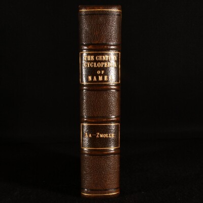 1904 The Century Cyclopedia of Names Benjamin E Smith Reference Encyclopaedia...-image