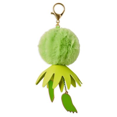 Kermit the Frog Muppets Fuzzy Pom Pom Flair Bag Charm Jewelry-image