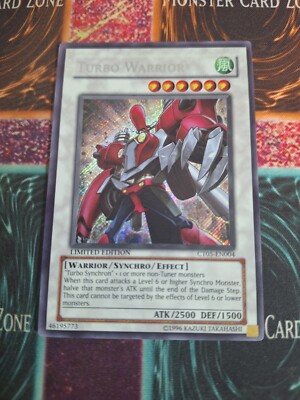 Yu-Gi-Oh! Turbo Warrior CT05-EN004 Limited Secret Rare Near Mint a1/-image