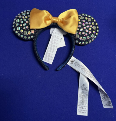 Disney Parks WDW 50th Anniversary Jeweled Ears Headband 2022 New-image