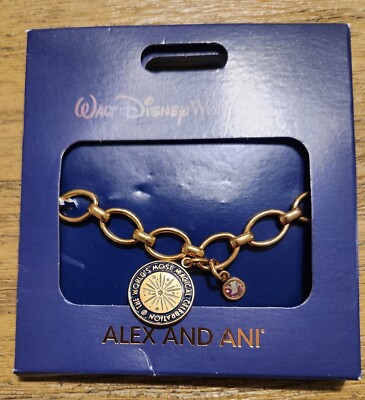 2021 DISNEY x ALEX & ANI WDW 50TH Anniversary Celebration  Bracelet  NEW-image