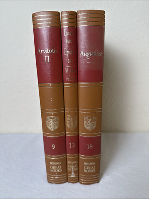 Great Books of the Western World 1952 Vol 9 12 18 Encyclopedia Britannica Lot 3-image