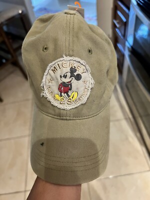 Walt Disney World Mickey Clearly 28 District Beige Cap One Size Adult-image