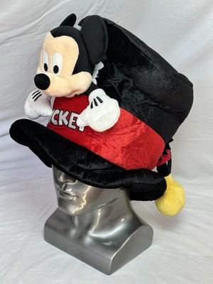 NWT~ Disneyland Multicolor Walt Disney World Parks Mickey Mouse Top Hat Adult Sz-image