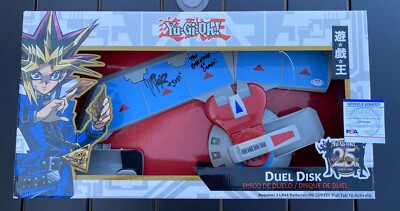 Wayne Grayson Joey Wheeler Yu Gi Oh Signed Full Size Duel Disk RARE PSA COA A-image