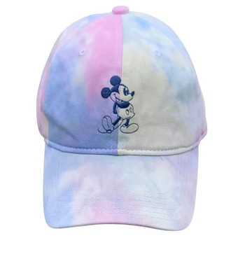 Disney Parks Pastel Mickey Mouse Tie Dye Strapback Hat Cap Adjustable Adult -image
