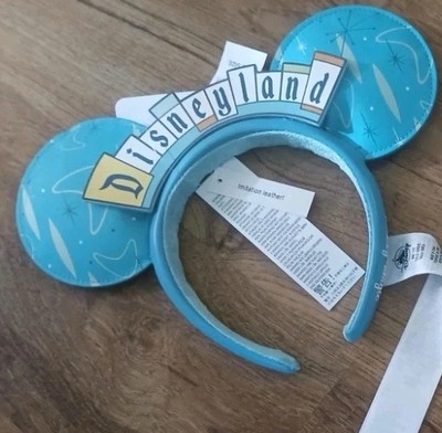 Disney Parks 2023 Disneyland Retro Marquee Sign Minnie Ears Headband-image