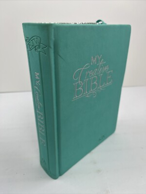 My Creative Bible KJV, Teal Hardcover, Faux Leather, Journaling Bible-image
