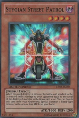 Yugioh! MP Stygian Street Patrol - CT08-EN007 - Super Rare - Limited Edition Mod-image