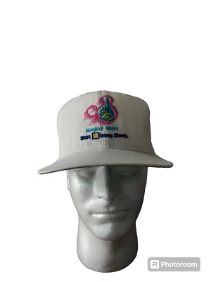 Vintage 1985 Walt Disney World 20th Anniversarry Mickey Mouse Snapback Hat Cap -image
