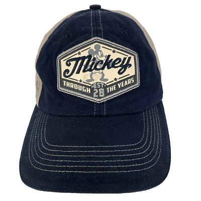 Mickey Mouse Through The Years Hat Walt Disney World Logo Golf Baseball Dad Cap-image