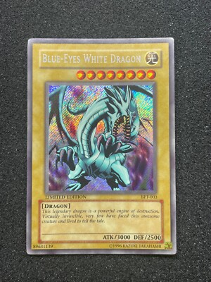 Blue Eyes White Dragon | BPT 2002 Collectors Tin | Secret Rare | LP #3-image