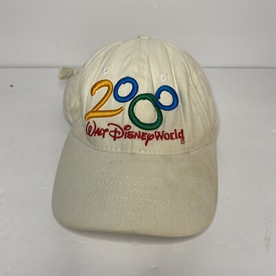 WALT DISNEY WORLD 2000 BASEBALL HAT WHITE -image