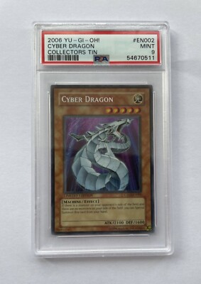 Psa9 Yugioh CYBER DRAGONCOLLECTORS TIN-image