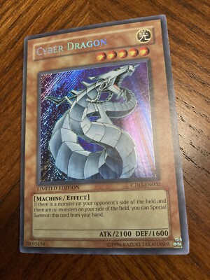 Cyber Dragon CT03-EN002 Secret Rare Limited Edition NM Yu-Gi-Oh!-image