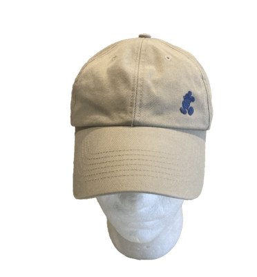 Walt Disney World Hat Cap Strap Back Baseball Dad Tan Khaki Mickey Mouse Logo OS-image