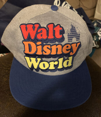 NWT Vintage Walt Disney World Parks Snapback  Hat Cap-image