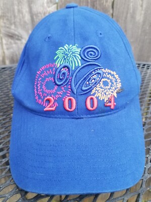 Vintage Embroidered Walt Disney World 2004 Fireworks Hat Cap Mickey-image