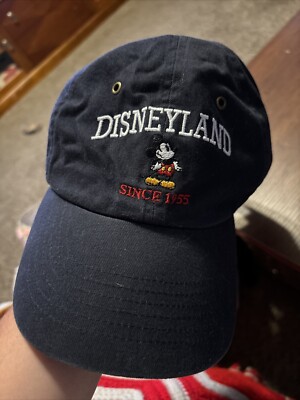 Blue Walt Disney World Hat Since 1971 Hat. Leather Strap. One Size Fits All -image