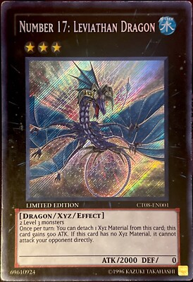 Number 17: Leviathan Dragon CT08-EN001 Limited Edition Secret Rare MP-image