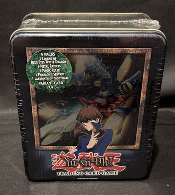 2003 Yugioh Collector Tin, Kaiba/XYZ Dragon Cannon MINT, F.Sealed &Case Fresh Z5-image