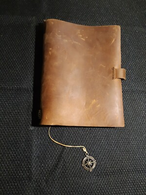 Modern Leather Bound Journal New Unused.-image