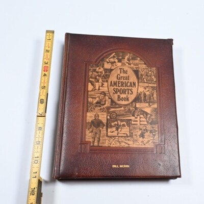 The Great American Sports Book George Gipe 1980 Leather Ed. Illustrated-image