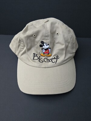 Mickey Mouse Big Cheese Adjustable Strapback Hat Adult Khaki Walt Disney World-image