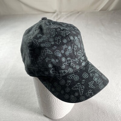 Walt Disney World Hat Mens Strapback One Size Gray All Over Floral Print Cap-image